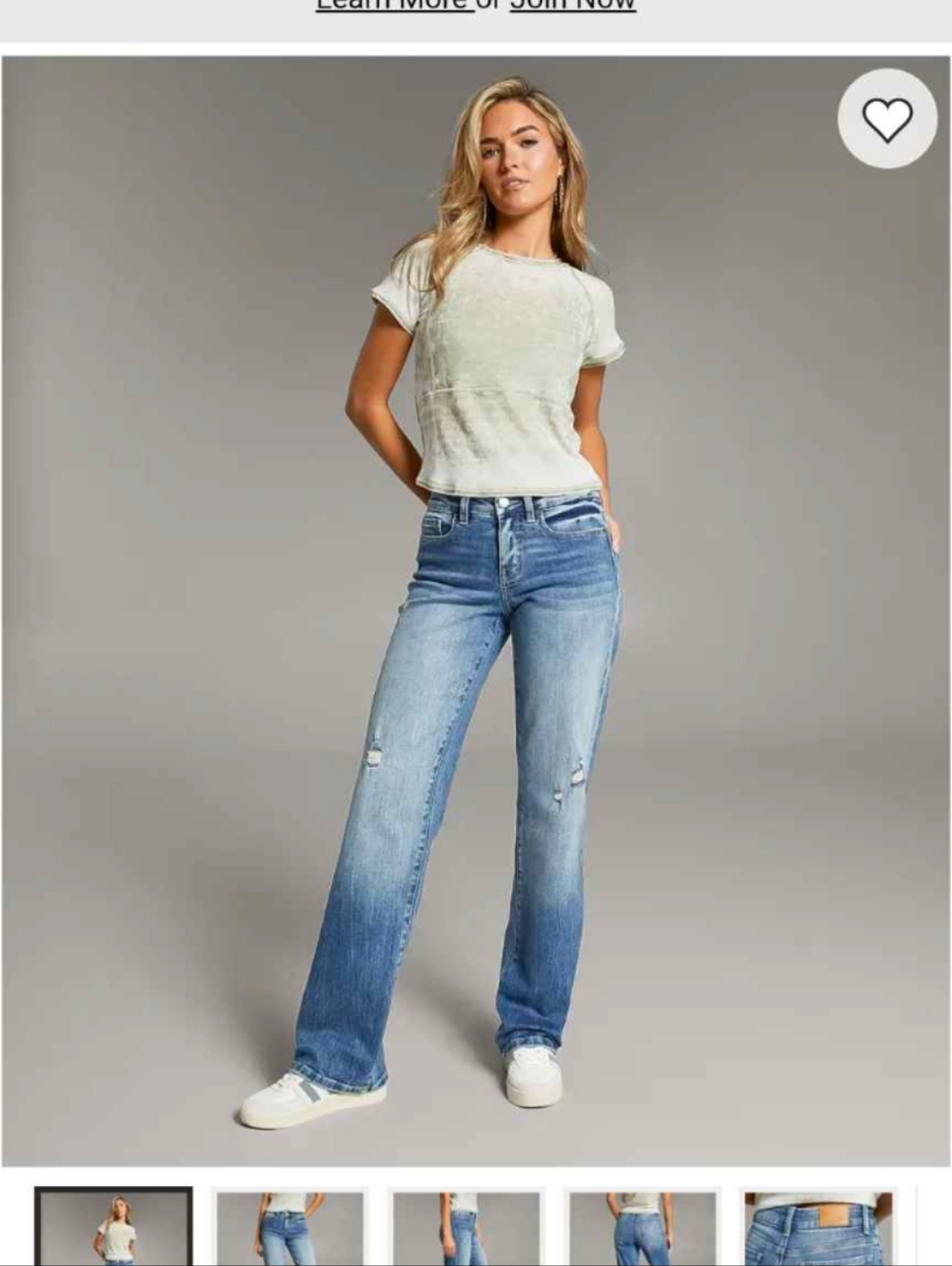 BKE Andi Classic Straight Denim